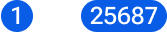 A single-character badge forms a perfect circle. To the right of it, a badge with five characters expands to form a pill shape.