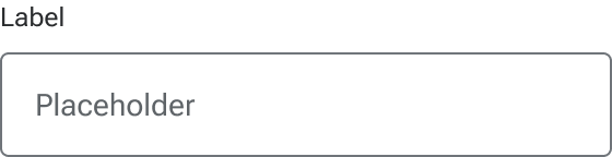Sample placeholder text is left-aligned within an input field.