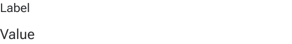 An input is displayed with a label and sample value text. The input field has no visible border.