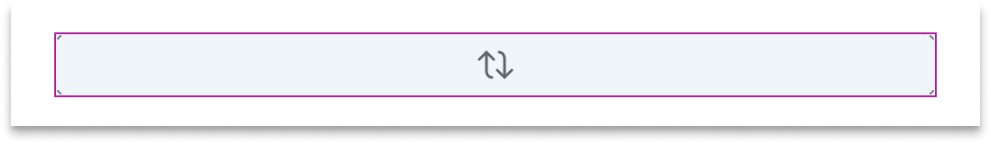 A blue rectangle highlights the position of the default list item slot within a separate container.