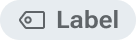 A tag with an icon preceding the label
