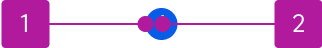 Anatomy diagram numbering two elements of a badge