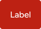 A button with a red background and white label text