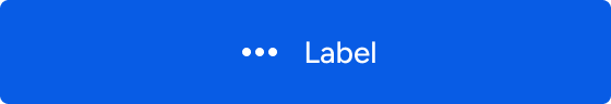 An expanded button with a left-positioned icon and label text fills an implied container