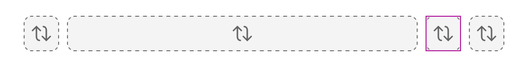 A blue rectangle highlights the position of the metadata slot in between two slots to its left and one slot to its right.