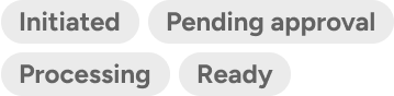 A series of tags wrapping to two rows aligned along the left side.