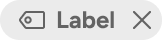 A tag in its enabled state