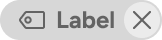 A tag in its hover state